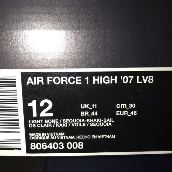 New in box Air Force 1 - Picture 4 of 4